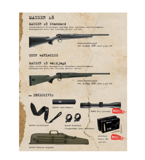 Mauser 18 Jungjäger Paket Extreme
