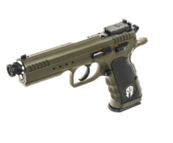 Tanfoglio Pistole T97L Tactical Pro, olivgrün, 4.92