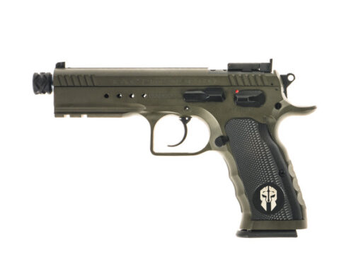 Tanfoglio Pistole T97L Tactical Pro, olivgrün, 4.92 2